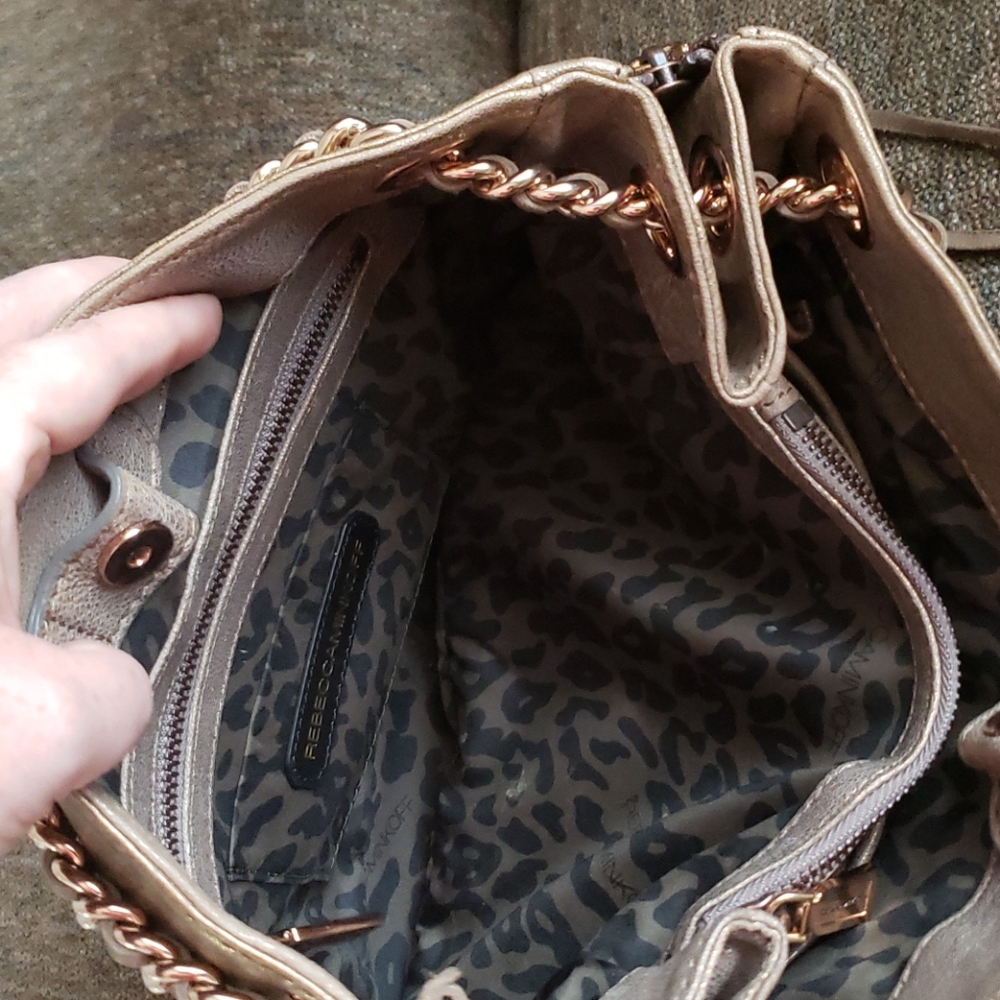 Rebecca Minkoff Copper Studded Affair Swing Bag - Picture 8 of 16